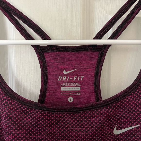 Nike Women's Purple Dri-FIT Tank Top - Picture 3 of 3